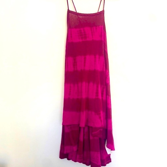 WOMENS We The Free People Women's Seashell Tie Dye Stripe Tunic Dress Size S - Picture 5 of 8